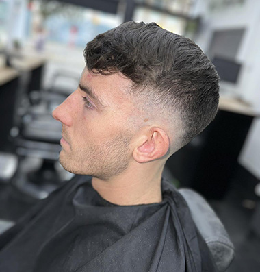 Example hair styling at Sauchiehall Barbers Glasgow